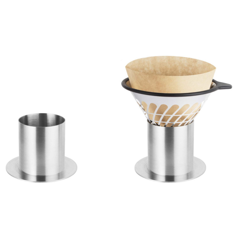 CATLER coffee maker drip 1l, ground, display, built-in scale, black (CM4012)
