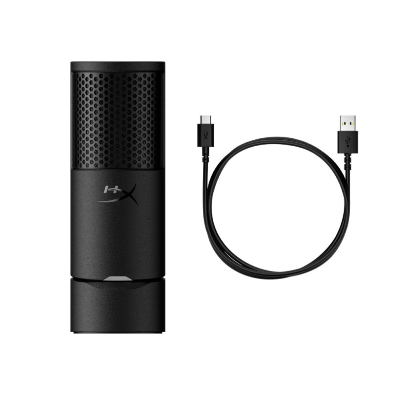 HyperX Мікрофон геймінговий SoloCast 2, Omni, USB-A, 2м, NGenuity, чорний (AR0A0AA)