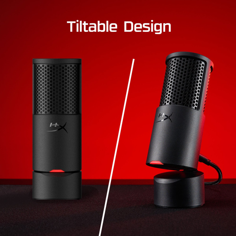 HyperX Мікрофон геймінговий SoloCast 2, Omni, USB-A, 2м, NGenuity, чорний (AR0A0AA)