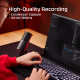HyperX Мікрофон геймінговий SoloCast 2, Omni, USB-A, 2м, NGenuity, чорний (AR0A0AA)