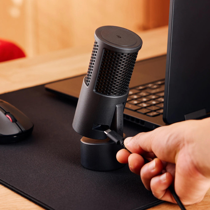 HyperX Мікрофон геймінговий SoloCast 2, Omni, USB-A, 2м, NGenuity, чорний (AR0A0AA)