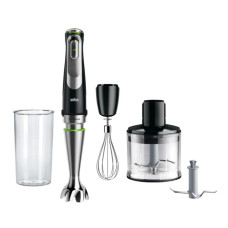 Braun Блендер погружной, 1200Вт, чаша-600мл, мультишвидкісний, черно-серый (MQ9135XI)