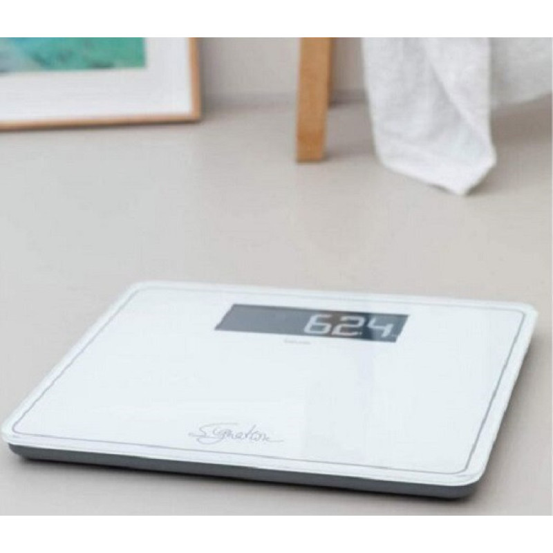 Beurer Scales for floor, 3хААА included, glass, white (GS_410_SIGNATURE_LINE_WH)
