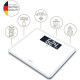 Beurer Scales for floor, 3хААА included, glass, white (GS_410_SIGNATURE_LINE_WH)