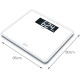 Beurer Scales for floor, 3хААА included, glass, white (GS_410_SIGNATURE_LINE_WH)