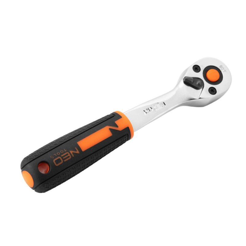 Neo Tools Набір торцевих головок, 12шт, 3/8", тріскачка 90 зубців, CrV (10-020N)