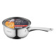 ARDESTO Saucepan Gemini Gourmet, glass lid, 1.2 l, stainless steel