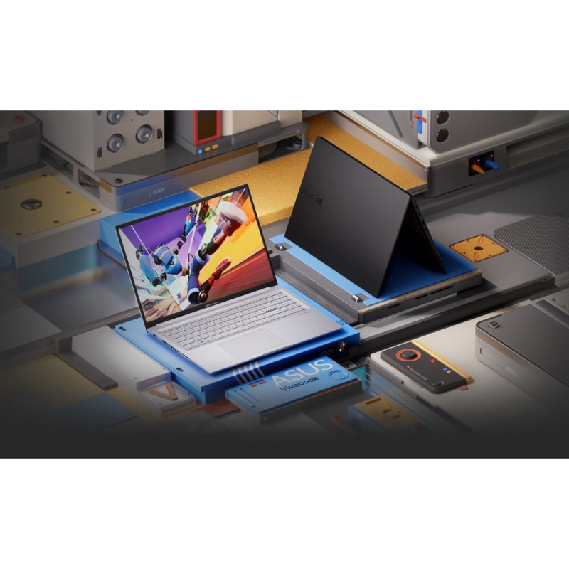 ASUS Notebook Vivobook 16X K3605ZF-RP714 16  WQXGA, Intel i5-12500H, 16GB, F512B, NVD2050-4, noOS, Black (90NB11E1-M00ZZ0)