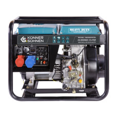Könner & Söhnen Генератор дизельний KS 8100HDE-1/3 ATSR (EURO V), 230/400В, 5.5/6.0кВт, передстартовий підігрів, вихід ATS, 117кг (KS8100HDE-1/3ATSR)