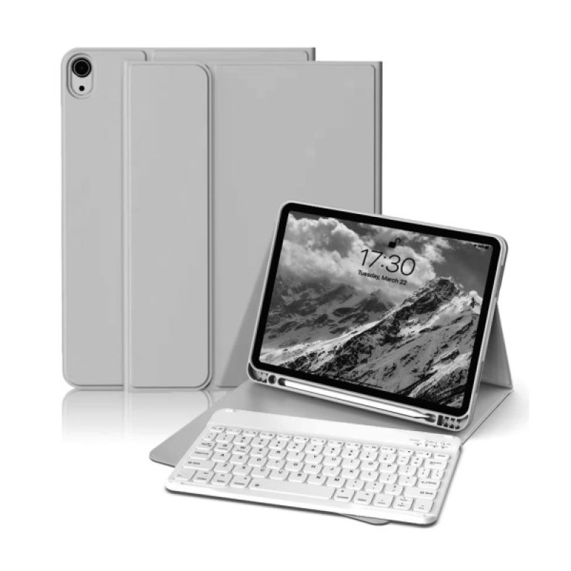 Чехол для планшета BeCover with keyboard Apple iPad Mini 6 2021 Gray (712988)