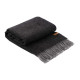 ARDESTO Blanket Leonardo Doubleface, 140x200cm, 100% wool, dark grey-grey (ART0403LD)