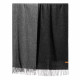 ARDESTO Blanket Leonardo Doubleface, 140x200cm, 100% wool, dark grey-grey (ART0403LD)
