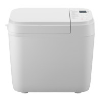 Panasonic bread maker 550W, programs-21, max weight -1.25kg, form-rectangle, plastic, white (SD-B2510WTS)