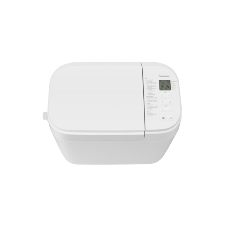 Panasonic bread maker 550W, programs-21, max weight -1.25kg, form-rectangle, plastic, white (SD-B2510WTS)