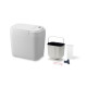 Panasonic bread maker 550W, programs-21, max weight -1.25kg, form-rectangle, plastic, white (SD-B2510WTS)