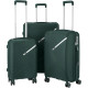 2E PP TROLLEY LUGGAGE SET 3IN1 SIGMA, EMERALD GREEN (2E-SPPS-SET3-EG)