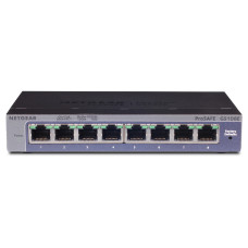 NETGEAR Комутатор GS108E 8xGE, керований L2 (GS108E-300PES)