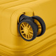 2E Suitcase Small, Aero, polypropylen, 35/44 L, TSA, 4 wheels, EXP, amber yellow (2E-SPP-AERO-S-AY)