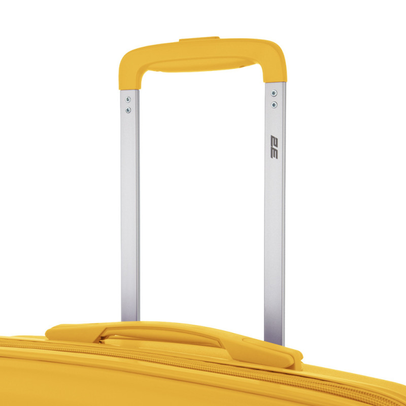 2E Suitcase Small, Aero, polypropylen, 35/44 L, TSA, 4 wheels, EXP, amber yellow (2E-SPP-AERO-S-AY)