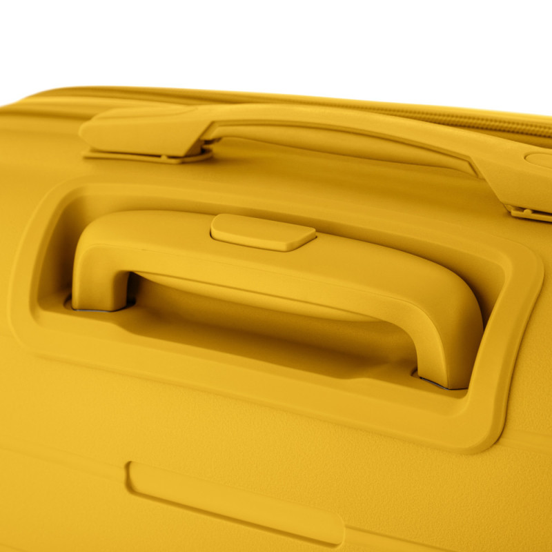 2E Suitcase Small, Aero, polypropylen, 35/44 L, TSA, 4 wheels, EXP, amber yellow (2E-SPP-AERO-S-AY)