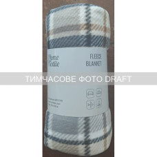 ARDESTO Плед Ardesto Fleece 130x160см, 100% поліестер, клітинка, сірий (ART0721PB)