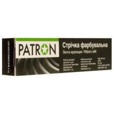 Лента к принтерам 13мм х 12м (К) Patron (RIB-PN-12.7x12-К-B (K/R))