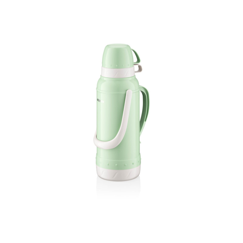 ARDESTO Vacuum flask Gemini Gourmet 2000 ml, plastic, glass flask, green (AR2620GRG)