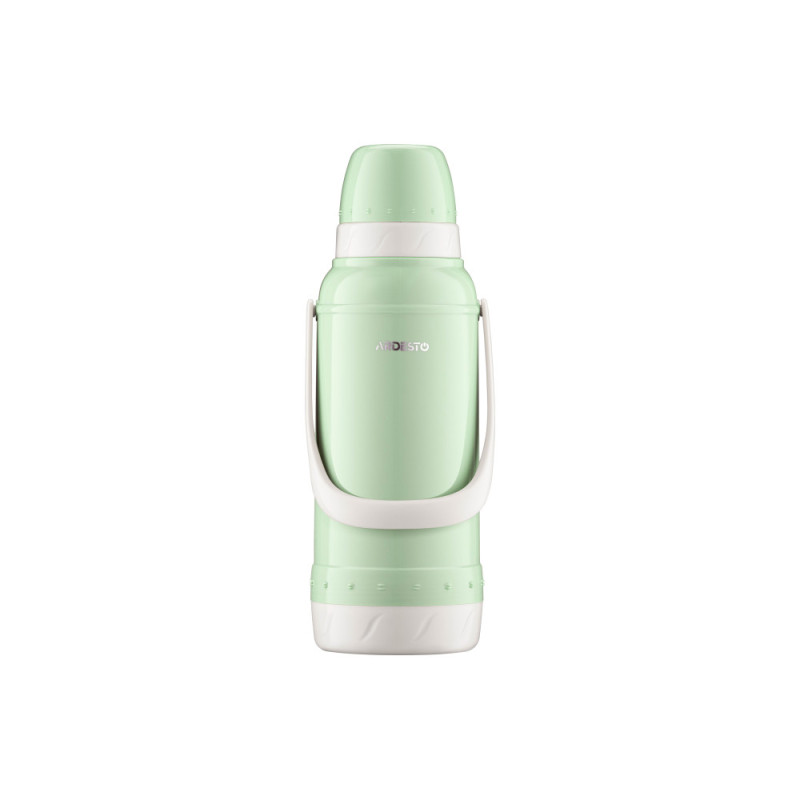 ARDESTO Vacuum flask Gemini Gourmet 2000 ml, plastic, glass flask, green (AR2620GRG)