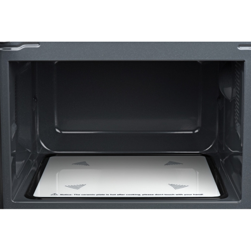 ARDESTO Microwave oven, 20L, electronic control, 800W, display, button opening, w/o turntable, black (GO-E865B)
