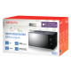 ARDESTO Microwave oven, 20L, electronic control, 800W, display, button opening, w/o turntable, black (GO-E865B)