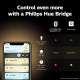 Philips Hue Лампа розумна GU10, 5W(50Вт), 2200K-6500K, Tunable white, ZigBee, Bluetooth, димування, 2шт (929001953310)