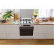 Gorenje Плита комби, 71л, 60x60см, дисплей, IconLed, чугун, белый (GK6C5WF)