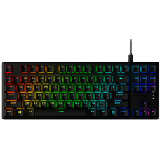 HyperX Кeyboard Alloy Origins Core PBT Aqua USB RGB ENG/RU Black (639N9AA)