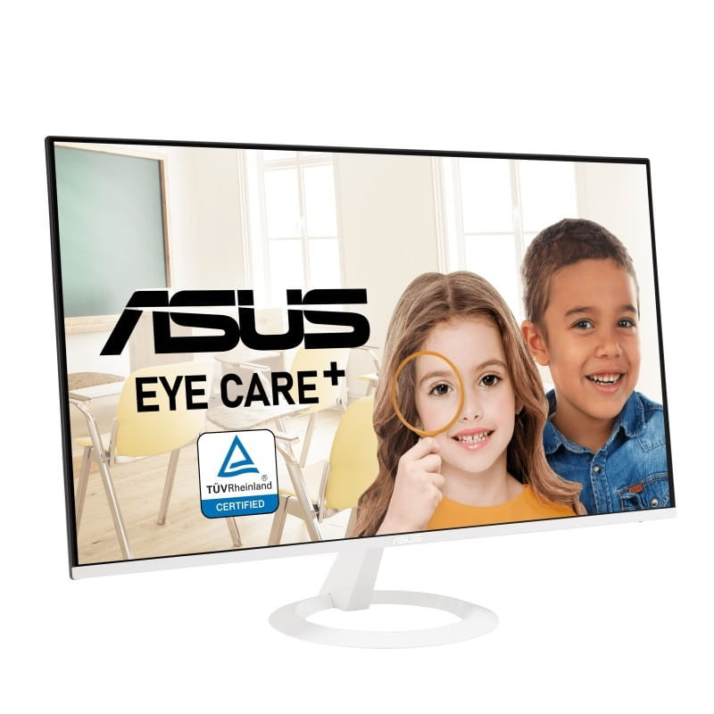 ASUS Monitor 27  VZ27EHF-W HDMI, Audio, IPS, 100Hz, 1ms, AdaptiveSync, White (90LM07B0-B02470)