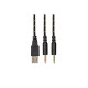 2E Gaming Гарнитура игровая HG340, mini-jack/dual 3.5mm, RGB, 2м, жёлтый (2E-HG340YW)