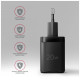 Зарядное устройство AXAGON 1xUSB QC3.0 + 1xUSB-C PD20W black (ACU-PQ20)