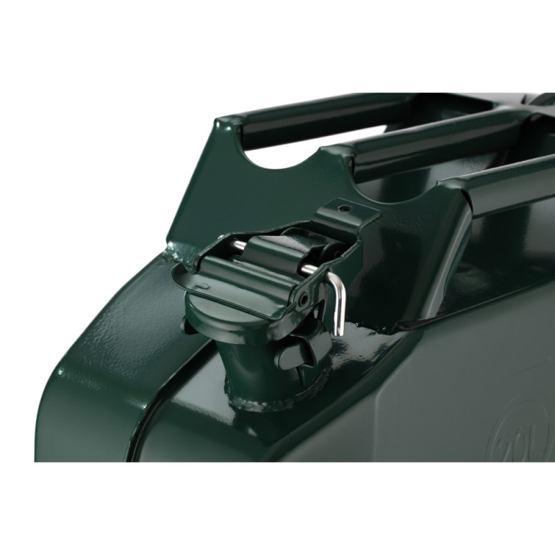 2E Jerry can fuel, vertical, 20L, metal, 0.8mm, green, 3.7kg (2E-JCM20V)