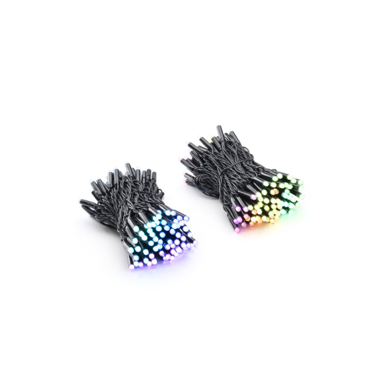 Twinkly Pro Smart LED Гірлянда Strings RGB[Smart LED Twinkly Pro Strings RGB 250, dual line, AWG22, 10cm spacing, IP65, wire black] (TWP-S-CA-2X125STP-B)