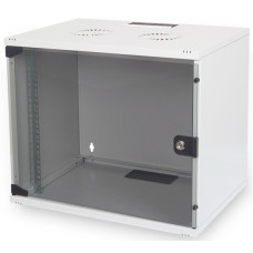 Digitus Шафа 19", 7U, SOHO, скляні двері, 540x400 мм, 60кг максимально, сіра (DN-1907U-S-1)
