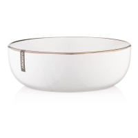 ARDESTO Soup plate Marmo, 19 cm, white, ceramics (AR2919MRBW)