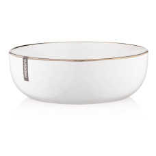 ARDESTO Soup plate Marmo, 19 cm, white, ceramics (AR2919MRBW)