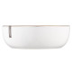 ARDESTO Soup plate Marmo, 19 cm, white, ceramics (AR2919MRBW)