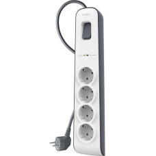 Belkin Extender-protector surge 4xType F, 3x1.5mm2, 16А, 2m, white (BSV400vf2M)