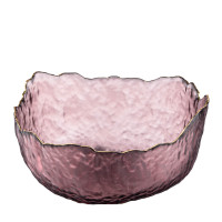 ARDESTO Bowl Bell, 16.5cm, glass, pink (AR5004)