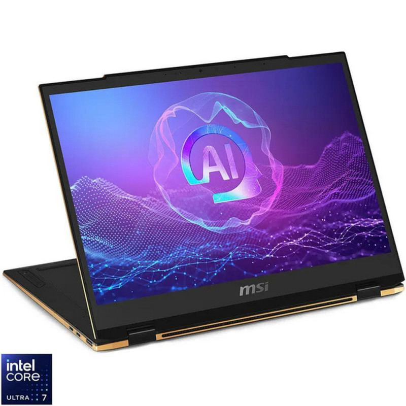 MSI Ноутбук Summit 13 AI+ Evo A2VMTG 13.3 FHD+, Intel Core Ultra 7 258V, 32GB, F1TB, W11P, чорний (9S7-13P511-038)