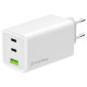 Зарядное устройство ColorWay C101B GaN Mini 100W PD PPS 2xUSB-C + USB-A white (CW-CHS061PD-WT)