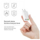 Зарядное устройство ColorWay C101B GaN Mini 100W PD PPS 2xUSB-C + USB-A white (CW-CHS061PD-WT)