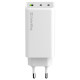 Зарядное устройство ColorWay C101B GaN Mini 100W PD PPS 2xUSB-C + USB-A white (CW-CHS061PD-WT)