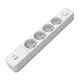 Сетевой фильтр питания EUROELECTRIC Х4 10А 2м USB, Type-C, White (EE-104USB/C-2M)