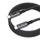 Дата кабель USB-C to USB-C 1.0m USB4 40Gbps 240W 8K60Hz black Armorstandart (ARM81921)